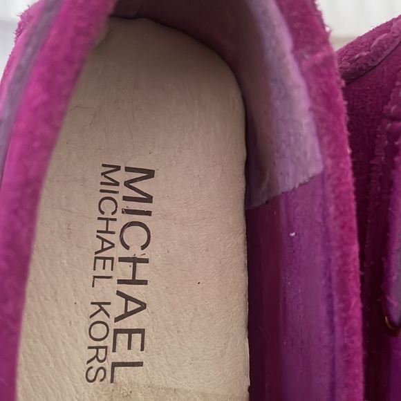 Michael Kors Purple Moccasins Sz 5 - Picture 4 of 8